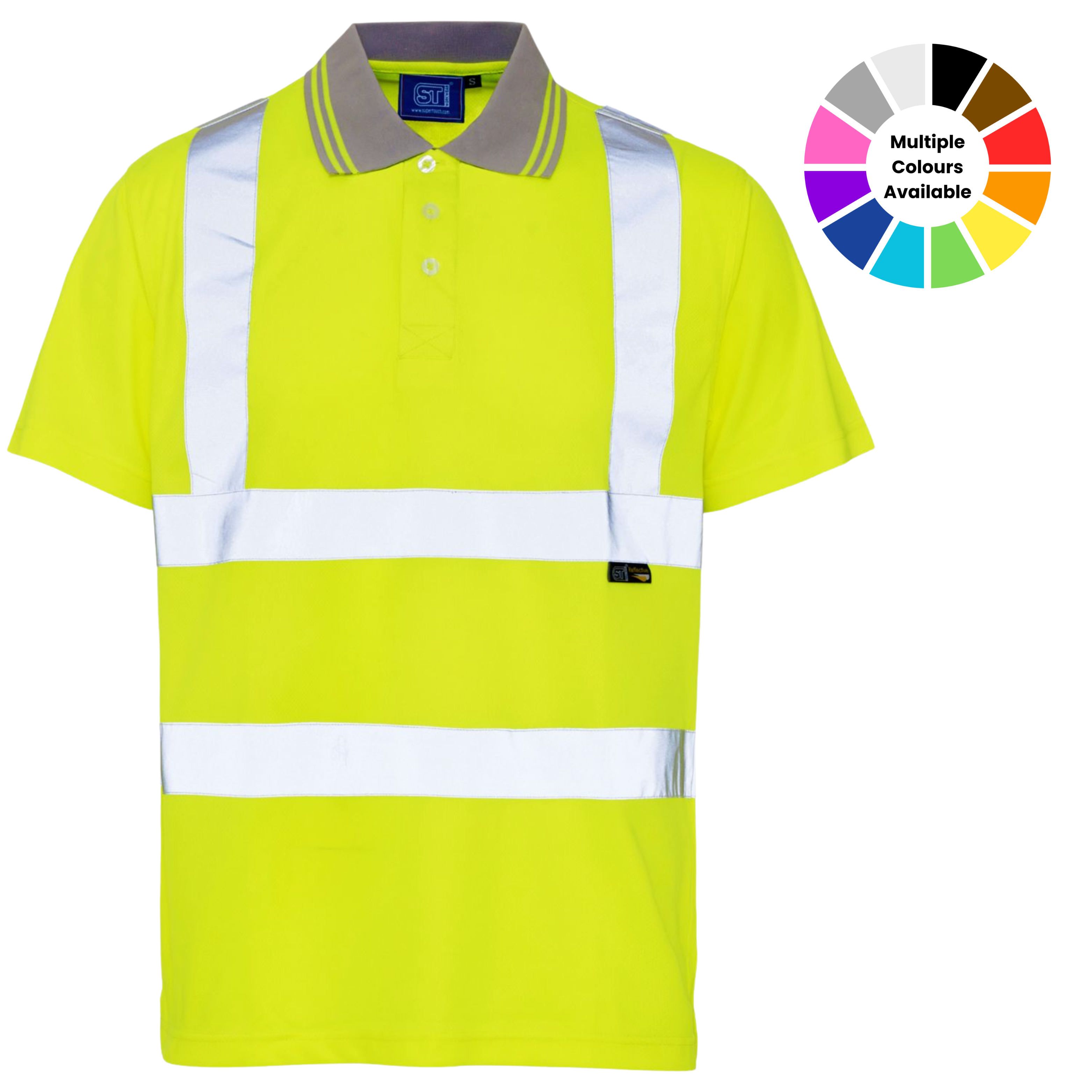 Hivis Polo Shirt, Birdseye
