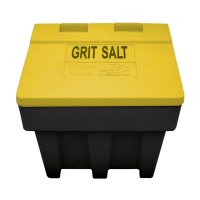 GRIT BIN MIDI 250KG BLACK/YELLOW