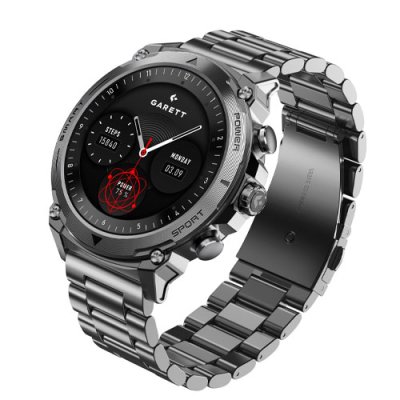 Garett Atom Smartwatch - Silver Steel
