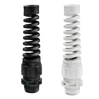 Black Strain Relief Cable Gland