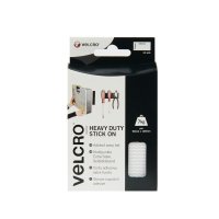 VELCRO 16 MM STICK ON COINS WHITE
