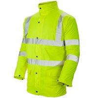 Supertouch Hi-Visibility Storm-Flex PU Parka, Yellow Lined