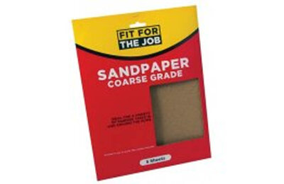 Coarse Grade Sandpaper Pk of 5