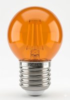 Tezla GBLED/ES/O 1W ES Golf Ball Lamp - Orange