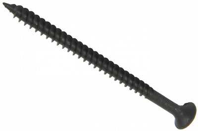 Coarse Thread Drywall Screws 38mm Black Collated Box 1000 27030008