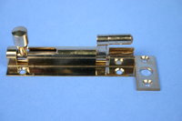 Necked Barrel Bolt Brass 3 inch
