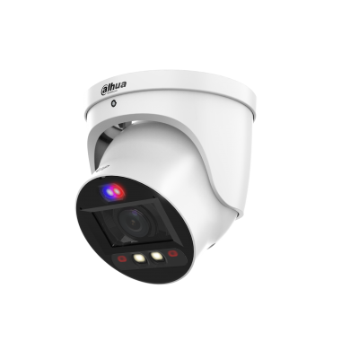 Dahua IPC-HDW3549H-ZAS-PV=S5 dome camera with warm light and IR LEDs