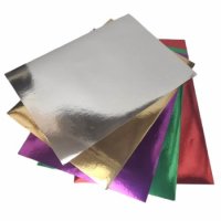 Assorted Self Adhesive Metallic Paper (5)