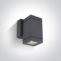One Light Surface Cube Wall Downlight IP54