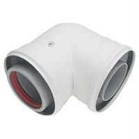 Worcester Bosch 90° Elbow Highflow 125mm 7719003664