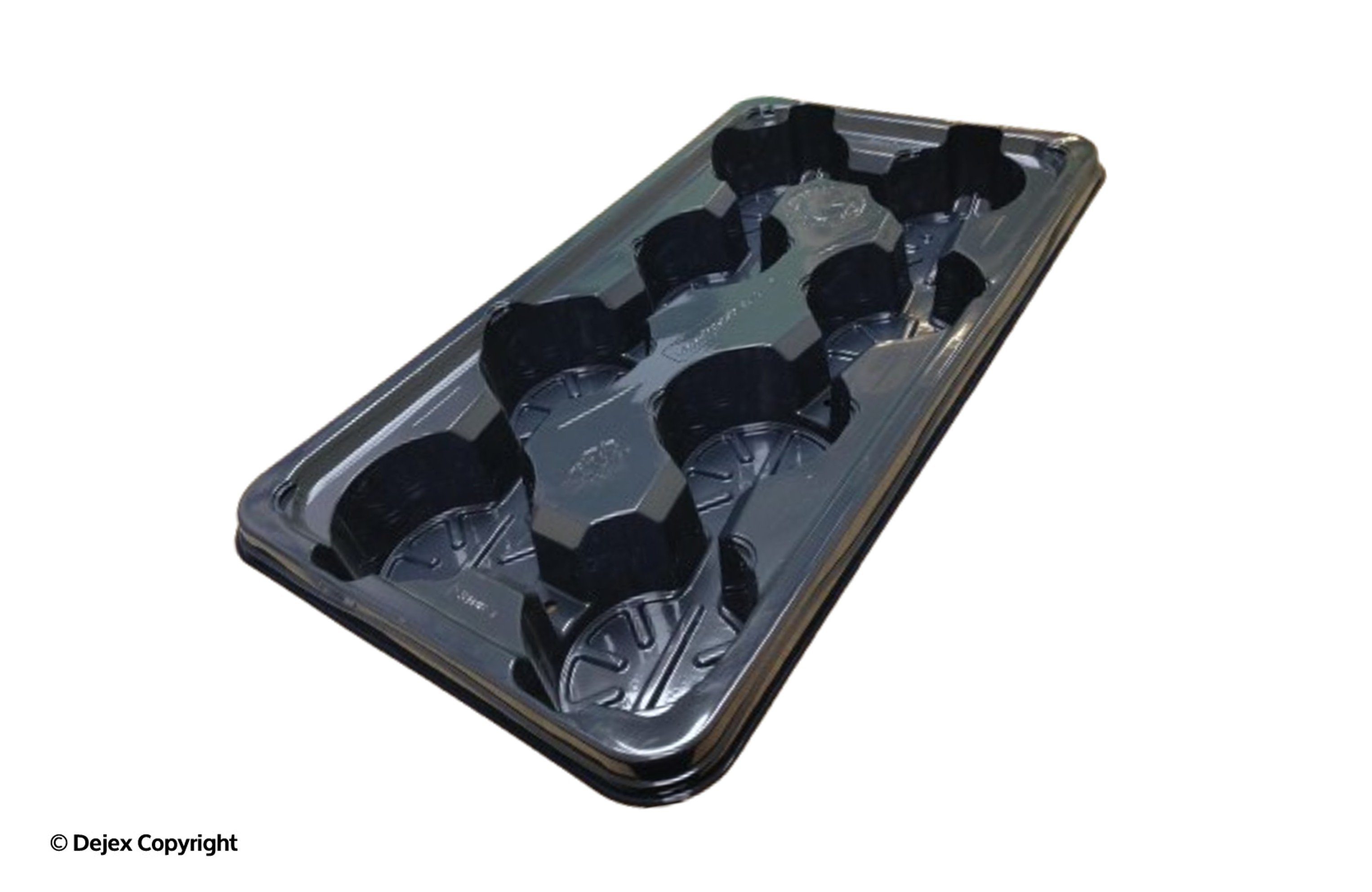 13x8 DURATRAY+HOLES GREY RPET_76 PACK (30 PER PALLET)