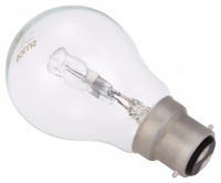 Solus (100W = 77W) BC Clear A55 Halogen E/Saver clip strip