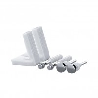 Viva Angle Floor Toilet Pan Fixing Kit (White.Cap)