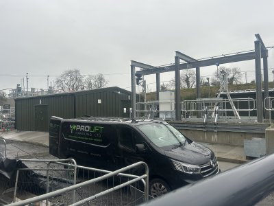 Wastewater Treatment Plant Lifting System Installation