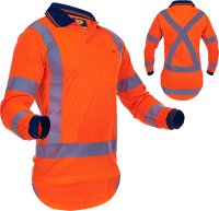 TTMC X-Back L/S Microfibre Polo