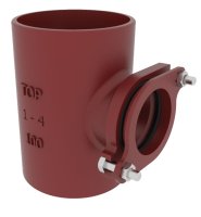 ENSIGN ABOVE GROUND 156573 BOSS PIPE 100x50mm SINGLE