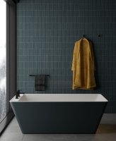 SEREN FREESTANDING 1700X750MM BATH COLOURED INCLUDING WASTE & OVERFLOW