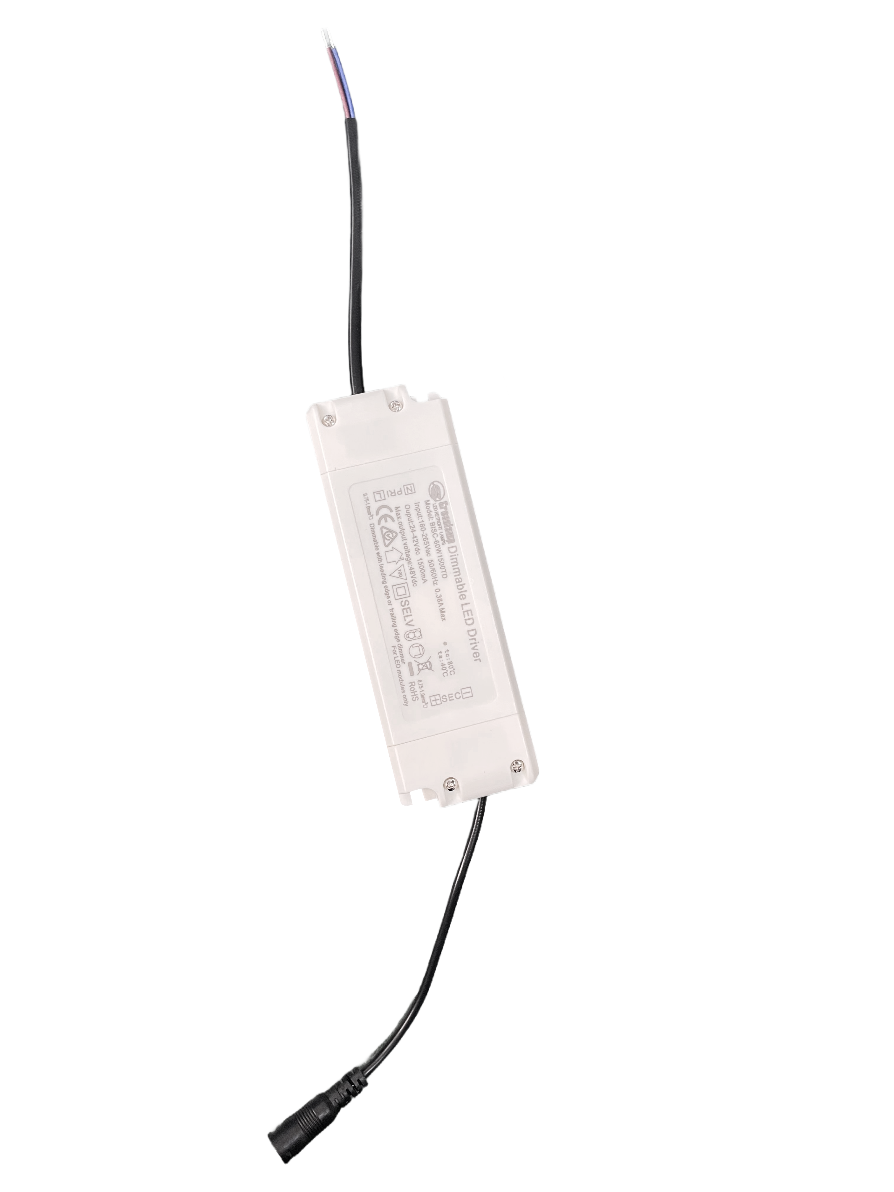 triac dim driver 60w for 1200x600 panels