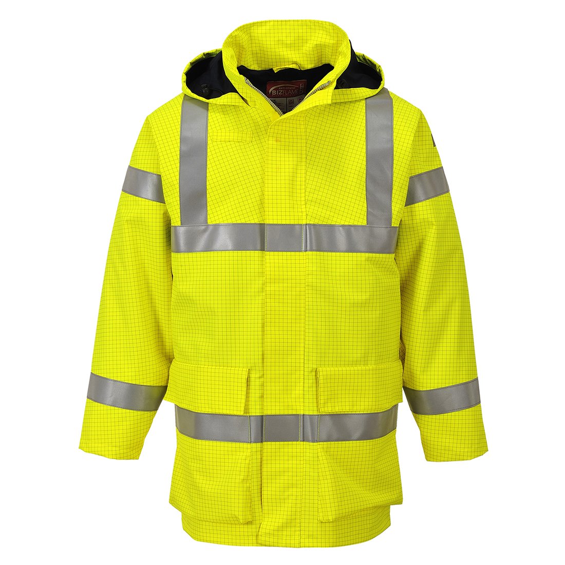 PORTWEST BIZFLAME RAIN HI-VIS MULTI LITE JACKET