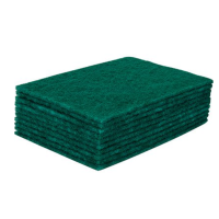 3M General Purpose Scouring Pads, Green, 10/Pack