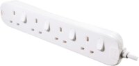 MASTERPLUG SWITCHED EXTENSION LEAD 4-GANG 13A WHITE 2M