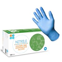 ASAP Blue Powder Free Nitrile Gloves.