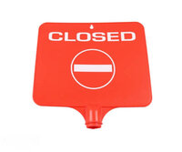 SAFETY SIGN RECT CLOSED