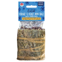 Burgess Excel Forage & Feast Mini Hay Bale with Cornflower 1x8