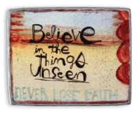 Art Metal Fridge Magnet/Believe In...   (33719)