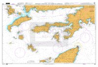 ADMIRALTY Chart - 1055 Rhodes Channel and Gokova Korfezi