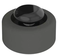 Rivet Feet 18.0mm X 10.0 X 5.0 - 5.1mm Black