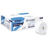 (CARDBOARD CORE) Lucart Identity Strong Toilet Roll 900 sheets  202m x 12 rolls