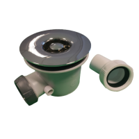Wirquin Tourbillon D90 Shower Waste Ø90mm with Compression UK Adaptor 34060501