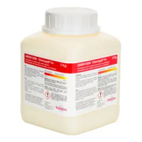 Absorbent and neutraliser for spilled acids with indicator
