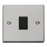 Click Deco CLICKVPCH622BK Polished Chrome 20A Switch Flex Outlet