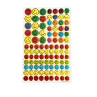Smiley Face Stickers - Sizes 14mm,17mm,22mm (510 pack)