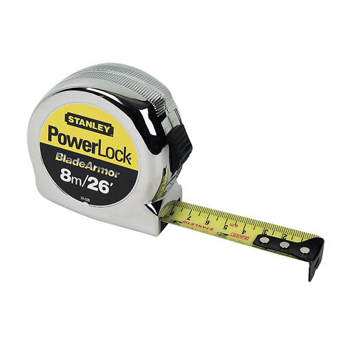 Stanley 8m/25' P/lock Tape