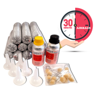 Big Kit contain : 12 saussages 501FC-400 ml + 1 cleaner 520-250 ml + 1 primer-250 ml + 12 felt applicators + 6 nozzles