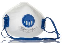 Disposable Valved Respirator FFP3 - White One Size