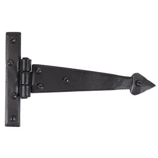 33972 - Black 6 Inch Arrow Head T Hinge (Pair)