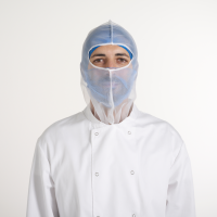 White Balaclava Washable Snood, 10/Case