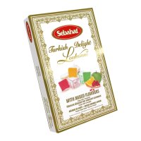 Mixed flavours Turkish delight in gift box - 12x200g