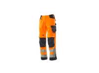 [382.3] Hi-Vis Mascot Kendal Trousers Orange/Navy