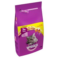 Whiskas Dry Complete Cat 7 Plus Senior with Chicken 4x1.9kg