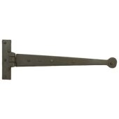 33184 - Beeswax 15 Inch Penny End T Hinge (Pair)