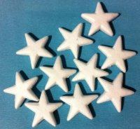 Polystyrene Stars (10 piece)