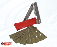 WINDOW CLIP SCRAPER COMPLETE WITH 10 BLADES