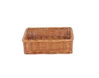 BASKET WICKER RUSTIC REC 56X38CM 6 BOTTLE