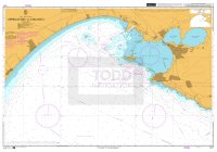 ADMIRALTY Chart - 1417 Approaches to Taranto