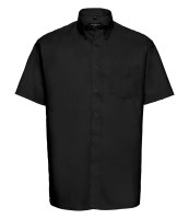 Russell Collection Men's Short Sleeve Easy Care Oxford Shirt